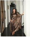  Bronze  metallic kaftan