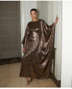 metallic kaftan