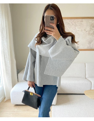 Collar cape jacket