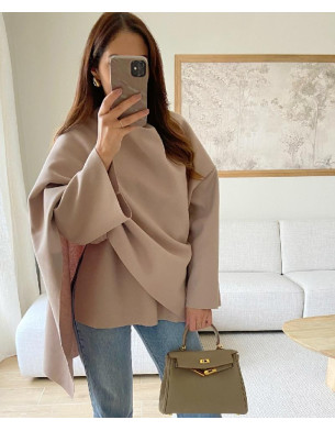 Collar cape jacket