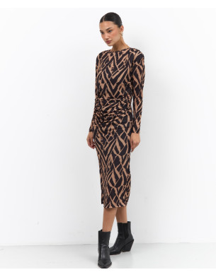 Printed bodycon dress 